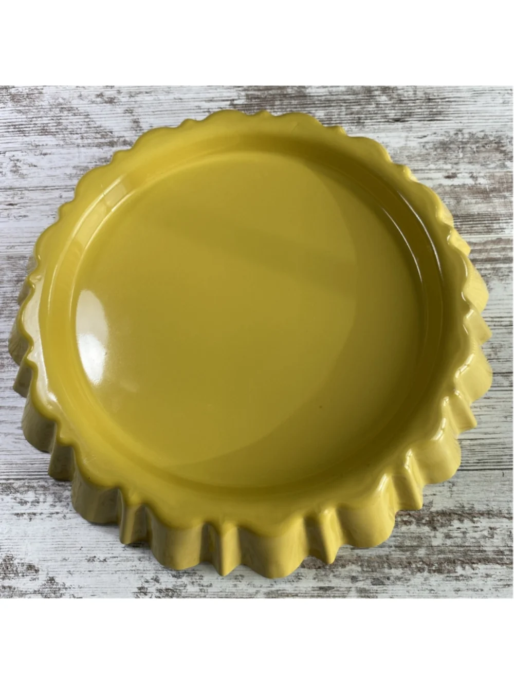 Vintage Nordic Ware Harvest Yellow Flan Pan 4 Cup Bundt w/ Original Box